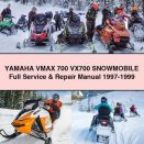 Yamaha VMAX 700 VX700 Snowmobile Full Service & Repair Manual 1997-1999