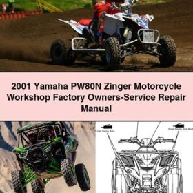 2001 Yamaha PW80N Zinger Motorcycle Workshop Factory Owners-Service Repair Manual