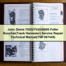 John Deere 703G/753G/608S Feller Buncher(Track Harvester) Service Repair Technical Manual(TMF387449)