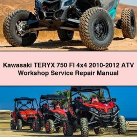 Kawasaki TERYX 750 FI 4x4 2010-2012 ATV Workshop Service Repair Manual PDF Download