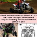 Polaris Sportsman Hawkeye 325-570 ATV Workshop Service Repair Manual 2014-2016