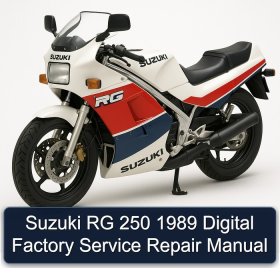 Suzuki RG 250 1989 Digital Factory Service Repair Manual