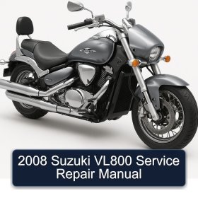 2008 Suzuki VL800 Service Repair Manual