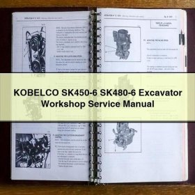 KOBELCO SK450-6 SK480-6 Excavator Workshop Service Repair Manual