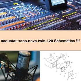 acoustat trans-nova twin-120 Schematics