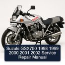 Suzuki GSX750 1998 1999 2000 2001 2002 Service Repair Manual