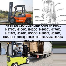 HYSTER CHALLENGER C008 (H360C-H700C) Forklift Service Repair Manual + Parts Manual