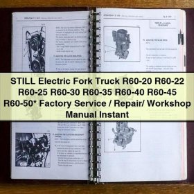 STILL Electric Fork Truck R60-20 R60-22 R60-25 R60-30 R60-35 R60-40 R60-45 R60-50 Factory Service/Repair/ Workshop Manual