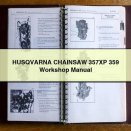 HUSQVARNA CHAINSAW 357XP 359 Workshop Manual