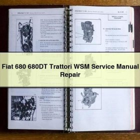 Fiat 680 680DT Trattori WSM Service Manual Repair