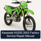 Kawasaki KX250 2003 Factory Service Repair Manual