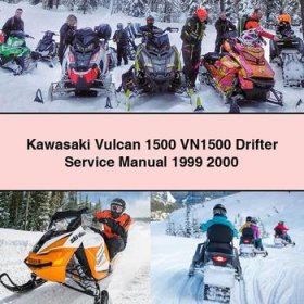 Kawasaki Vulcan 1500 VN1500 Drifter Service Repair Manual 1999 2000