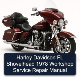 Harley Davidson FL Shovelhead 1978 Workshop Service Repair Manual