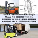JCB 926 4WD Forklift Parts Catalogue Manual (SN: 00825400-00825483, 01280000-01281999, 01483000-01483999, 01484000-01484181, 02228008-02228489)