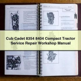 Cub Cadet 8354/8404 Kompakttraktor Werkstatt-Handbuch (PDF)