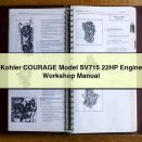Kohler COURAGE Model SV715 22HP Engine Workshop Manual