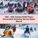 1990-1998 Yamaha PZ480 Phazer Snowmobile Workshop Service Repair Manual