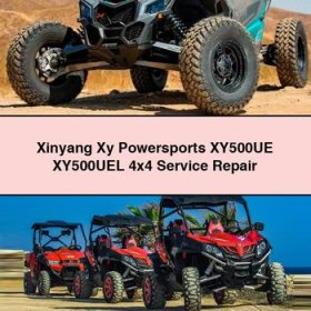 Xinyang Xy Powersports XY500UE XY500UEL 4x4 Service Repair Manual