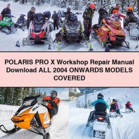 POLARIS PRO X Workshop Repair Manual All 2004 ONWARDS ModelS COVERED