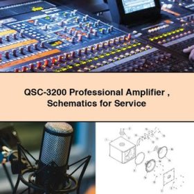 QSC-3200 Professional Amplifier Schematics for Service Repair Manual