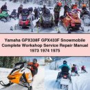 Yamaha GPX338F GPX433F Snowmobile Complete Workshop Service Repair Manual 1973 1974 1975 PDF Download