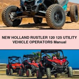 New Holland RUSTLER 120 125 UTILITY VEHICLE OperatorS Manual