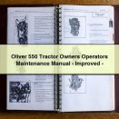 Oliver 550 Tractor Owners Operators Maintenance Manual-Improved-PDF