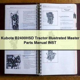 Kubota B2400HSD Traktor - Illustriertes Ersatzteilhandbuch
