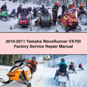 2010-2011 Yamaha WaveRunner VX700 Factory Service Repair Manual