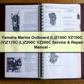 Yamaha Marine Outboard (L)Z150C VZ150C (V)Z175C (L)Z200C VZ200C Service & Repair Manual-PDF