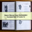 Owner Manual Haier HLH266BB / HLH26ATBB TFT-LCD TV PDF Download