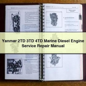 Yanmar 2TD 3TD 4TD Marine Diesel Engine Service Repair Manual