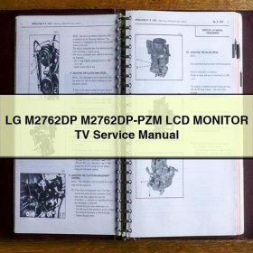 LG M2762DP M2762DP-PZM LCD MONITOR TV Service Repair Manual