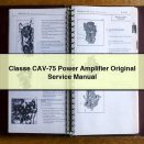 Classe CAV-75 Power Amplifier Original Service Repair Manual