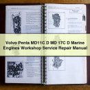 Volvo Penta MD11C D MD 17C D Marine Engines Workshop Service Repair Manual