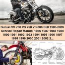 Suzuki VS 700, VS 750, VS 800, S50 1985-2009 Service Repair Manual