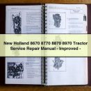 New Holland 8670 8770 8870 8970 Tractor Service Repair Manual - Improved - Download PDF