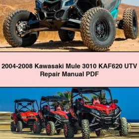 2004-2008 Kawasaki Mule 3010 KAF620 UTV Repair Manual