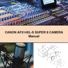 CANON AF514XL-S Super 8 CAMERA Manual