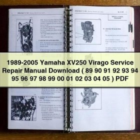 1989-2005 Yamaha XV250 Virago Service Repair Manual ( 89 90 91 92 93 94 95 96 97 98 99 00 01 02 03 04 05 )