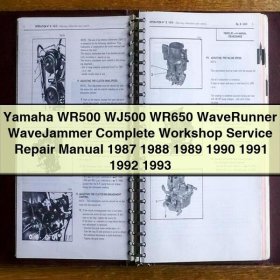 Yamaha WR500 WJ500 WR650 WaveRunner WaveJammer Complete Workshop Service Repair Manual 1987 1988 1989 1990 1991 1992 1993