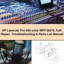 HP LaserJet Pro 500 color MFP M570 Full: Repair Troubleshooting & Parts List Manual