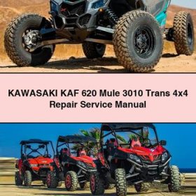 KAWASAKI KAF 620 Mule 3010 Trans 4x4 Repair Service Manual