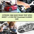 CITROEN 1996 SAXO Road Test SPEC Sheet 1.4 VSX Classic CAR