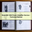 Rotel RB-1000 Power Amplifier Service-Technical Manual