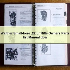 Walther Small-bore .22 Lr Rifle Owners Parts list Manual dow