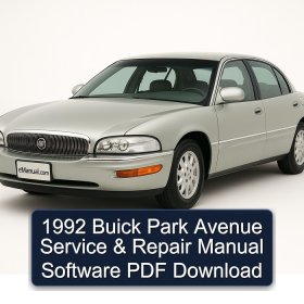1992 Buick Park Avenue Service & Repair Manual Software PDF Download