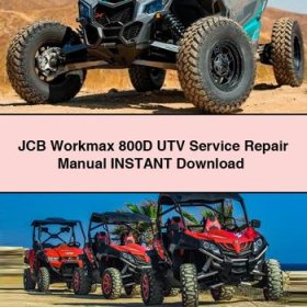 JCB Workmax 800D UTV Service Repair Manual