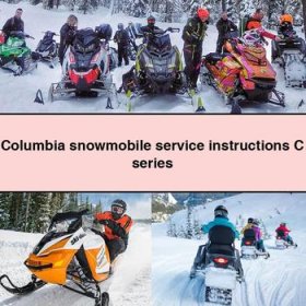 Columbia snowmobile Service instructions C series