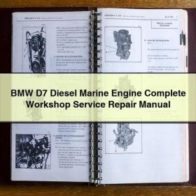 BMW D7 Diesel Marine Engine Complete Workshop Service Repair Manual